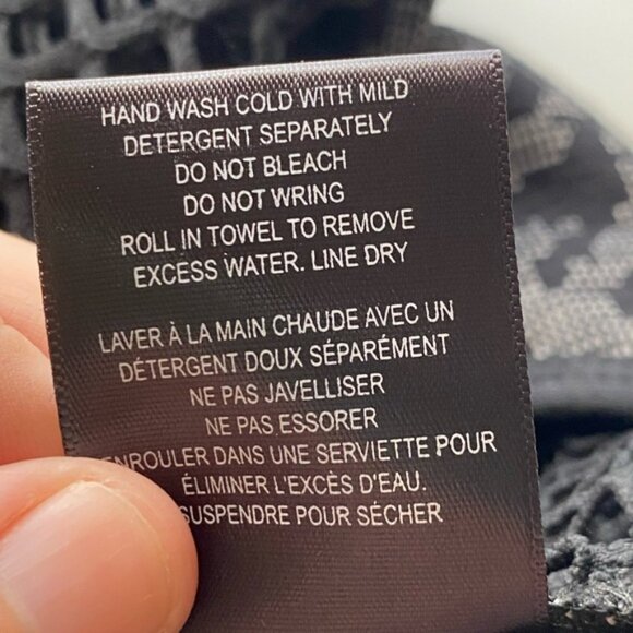 Tonia Debellis Tunic Womens XL Black Knit Mesh Long Sleeve High Low Lagenlook - Picture 10 of 15